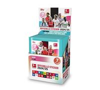 Topps Bundesliga Stickers 24/25 Display Box 50 Packs per Display Box (350 Stickers)