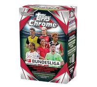 Topps Chrome Bundesliga Season 2024/25 Football Value Box - 7 Packs per Box - 4 Cards per Pack