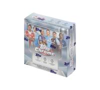 Topps Chrome UEFA Club Competitions Jumbo Soccer Box Display 2025-26