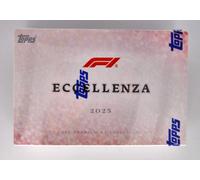 Topps F1 2025 Eccellenza Box: 7 premium trading cards inc 1 relic & 2 parallels