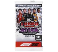Topps F1 Turbo Attax 2025 Trading Card Packets | 10 Cards with 3 Special Insert Card Per Pack