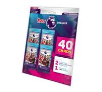 Topps Flagship Premier League 2026/27 Trading Cards - Mega Multipack | The Mega Multupack contains 40 cards including 2 exclusive Purple Voltage parallels and an exclusive Vibes Insert.