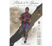 Topps Match Attax 2023 2024 Ronaldinho Artists of the Game Limited Edition Card