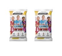Topps Match Attax 25/26 UEFA Champions League - 2 Booster Packs with 12 Cards Each Including Special Cards - Includes HeartGlobal Shipping Protection