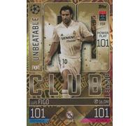 Topps Match Attax Extra 2022/23 LUIS FIGO 100 Club Legend Card