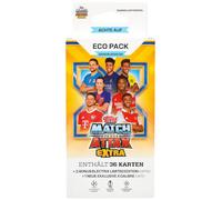 Topps Match Attax EXTRA 2025/2026 - ECO-Pack 39 Cards 2 Electrix Limited Editions + 1 Exclusive X-Calibre Card UEFA Champions League Trading Cards