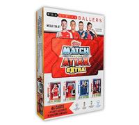 Topps Match Attax Extra 2025 - Mega Tin #1 - 48 Cards, Including 4 Exclusive Office Baller LE Boxes. Look for Relic Cards Inside Lucky Boxes!