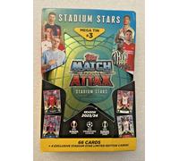Topps Match Attax 2324 - Mega Random Tin - contains 66 Match Attax cards Plus 4 Exclusive Stadium Stars Limited Edition cards