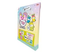 Topps New! I Love Bunnies (Bow Edition) - Multipack - contains 4 packets of Bunny figurines. Each packet contains a Bunny figure plus 4 trading cards.