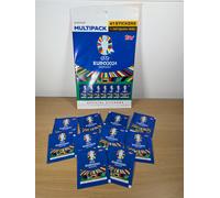 Topps Official Euro 2024 Multipack Contains 41 Stickers + Gold Sig + 10 Packs