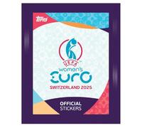Topps Official Women's Euros 2025 Sticker Collection - Includes 6 Stickers |Euro 2025 Collectable Sticker Packet