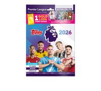 Topps Premier League 2025/26 Starter Pack | Includes 10 New Trading Cards, Binder, Checklist + 1 Gold Lion Card