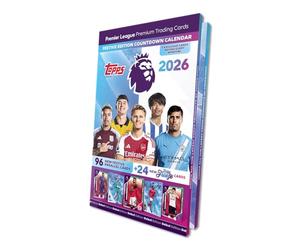 Topps Premier League 2026 - Debut Edition - Advent Calendar (96 Festive Parallel cards plus 24 Festive Freeze cards)