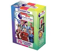Topps Premier League 2026 Sticker Tin - 12 Packets + Mini Pack, 75 Stickers