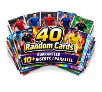 Topps Premier League Trading Cards Bundle - 40 Assorted Football Cards - 10+ Inserts/Parallel Guaranteed with Card Cloud Insert (40 Premier League Includes 10 Inserts/Parallel)