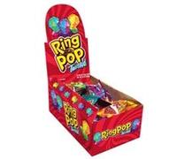 Topps ring pop twisted fruit pop candy - 24 pieces/Pack