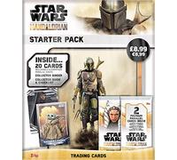 Topps Star Wars Mandalorian Trading Cards - Topps Starter Pack - Includes 20 Star Wars Cards including 2 premium parallel cards!