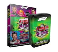 Topps Turbo Attax Formula 1 2023, Trading Cards - Display Box (Mega Tin (Green))