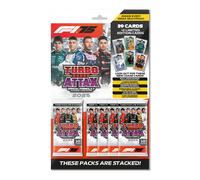 Topps Turbo Attax Formula 1® 2025 - Mega Multipack - contains 39 Turbo Attax cards plus 2 random Limited Edition cards.