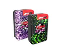 Topps Turbo Attax Formula 1 2025 - Mega Tin Bundle - Online exclusive! Get the Lightning Lids & Shakedown Mega Tin in one bundle.