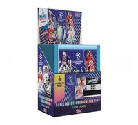 Topps UEFA Champions League Stickers 24/25 - Full Box (50 packets/300 Stickers). 1 Hero Packet Guaranteed Inside Every Full Box.