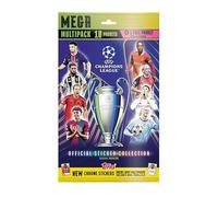 Topps UEFA Champions League Stickers 24/25 - Mega Multipack - contains 10 packets of stickers plus a bonus packet (66 stickers in total)