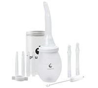 TopQuaFocus 420ml Large Enema Bulb Kit Anal Douche Colon Irrigation for Men and Women Cleaning (Transparency)