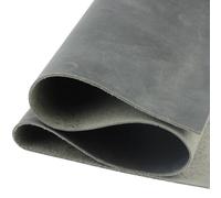 Toprank Genuine Leather Sheets for Crafts 6"X12" Precut Full Grain Leather Tooling Leather (1.6mm) Cowhide Leather Pieces Square, Gray