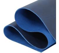 Toprank Leather Sheets for Crafts - Blue 12"x24", Full Grain Tooling | One precut 12x24 inch panel, 2 sq ft. Full journal cover with flap, bag panels, sheaths, straps. 1.6-1.8mm / 4-4.5 oz.