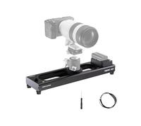 Toprig S40 Motorized Camera Slider, 15.7"/40cm Aluminum Alloy Track Dolly Rail Slider Time Lapse & Focus Shot & 120°Panoramic Video Shooting, By Button or APP Bluetooth Control, for Camera,DSLR,etc