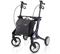 Topro Pegasus Ultra lightweight Carbon Fibre Folding Rollator Walker Walking frame (Blue)