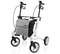 Topro Pegasus Ultra lightweight Carbon Fibre Folding Rollator Walker Walking frame (White)