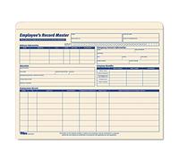 TOPS 3280 Employee Record Master File Jacket, 9 1/2 x 11 3/4, 10 Point Manila (Pack of 20)