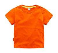 Tops for Boys Pack Boys And Girls' Classic Fit Crewneck T Shirt | Organic Cotton Soft Multi Pack Short Sleeve Basic Toddlers And Kids (C, 18-24 Months)