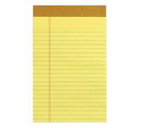 Tops Perforated Junior Pad, Canary Yellow, 24 Count