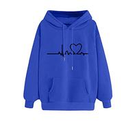 Tops Women Ladies Hoodies Size 14 Jumpers 70Th Birthday Gifts for Women Workout Running Hiking Hooded Women’s Sweater Casual Printed Long-sleeved Hoodies Sweatshirts Warehouse Clearance
