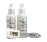 TOPSHINE Suede Cleaner Kit & Nubuck Cleaning Kit - Suede Cleaner & Suede Protector Spray with Suede Brush - Leather Shoe Kit for Cleaning, Restoring & Refreshing