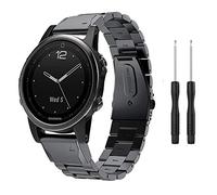 TOPsic 20mm Stainless Steel Watch Strap for Fenix 5S/6S/7S Series - Metal Accessory Band Compatible With Plus, Pro, Solar, and Sapphire Models