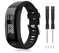 TOPsic Compatible Vivosmart HR Strap, Soft Silicone Replacement Accessories Adjustable Wristband Watch Straps Designed for Vivosmart HR Smart Watch,Not for Vivosmart HR+