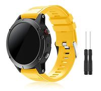 TOPsic Fenix 5/Fenix 5 Plus Strap, 22 mm Silicone Replacement Watch Band for Fenix 5/5 Plus/Fenix 6/6 Pro/Fenix 7/Fenix 7 Solar/Approach S60/Quatix 5/Forerunner 935/945/Instinct