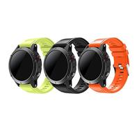 TOPsic Fenix 5 Straps, Quick Fit 22mm Soft Silicone Sport Replacement Band for Fenix 5/Fenix 5 Plus/Forerunner 935/Fenix 6/Fenix 6 Pro/Fenix 7/Fenix 7 Solar/Fenix 7 Sapphire Solar