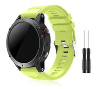 TOPsic Fenix 5 Straps, Quick Fit 22mm Soft Silicone Sport Replacement Band for Fenix 5/Fenix 5 Plus/Forerunner 935/Fenix 6/Fenix 6 Pro/Fenix 7/Fenix 7 Solar/Fenix 7 Sapphire Solar