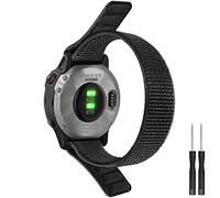 TOPsic Fenix 6X Strap/Fenix 5X Band, 26mm Nylon Sport Strap for Fenix 6X Pro/Fenix 5X Plus/Fenix 3/Fenix 3 HR/Enduro/Tactix Delta/Descent Mk1 Mk2 Mk2i/Fenix 7X/Fenix 7X Solar/Fenix 7X Sapphire Solar