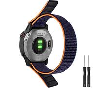 TOPsic Fenix 6X Strap/Fenix 5X Strap, 26mm Loop Nylon Band Ultralight Sport Strap for Fenix 6X Pro/Fenix 5X Plus/Fenix 3/Fenix 3 HR/Enduro/Tactix Delta/Fenix 7X/Fenix 7X Solar/Fenix 7X Sapphire Solar
