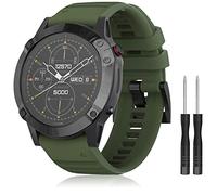 TOPsic Strap Fenix 6X, 26mm Band Easy Fit Silicone Watch Strap for Fenix 5X Plus/Fenix 5X/Fenix 6X/Fenix 6X Pro/Fenix 6X Sapphire/Fenix 3/Fenix 3 HR/Fenix 7X/Fenix 7X Solar/Fenix 7X Sapphire Solar