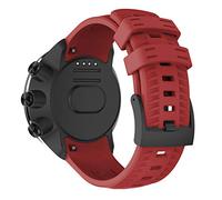 TOPsic Straps Suunto 9, Classic Silicone Replacement Soft WristBand with Metal Clasp for Suunto 9 Baro/Suunto 7/Suunto 9/Suunto D5/Suunto Spartan Sport Wrist HR Smart Watch