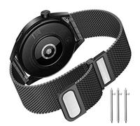 TOPsic Watch GT 3 Strap 46mm, 22mm Mesh Stainless Steel Watch Band Double Magnet Strap for Forerunner 745/Galaxy Watch 3 45mm/Galaxy Watch 46mm/Tic watch Pro/Watch GT2 Pro 46mm/Gear S3