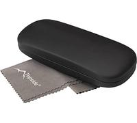 TOPSIDE Hardcase Soft Touch Glasses Case with Microfibre Cloth, black, One Size