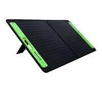 Topsolar 100W Monocrystalline Portable Folding Solar Panel Charger Kit with Dual USB 5V + 18V DC Output for Portable Power Stations, Mobile Phones, Laptops, Camping, 12V RV Marine Car Batteries