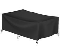 TopSoul Garden Furniture Covers Waterproof 165x125x80cm Windproof Garden Table Cover 600D Oxford Polyester Outdoor Patio Table Cover Rectangular Cover Anti-UV for Chair and Table Rattan Sofa Cover